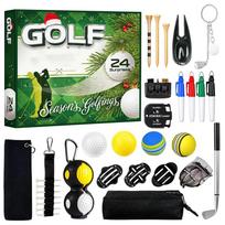 Christmas Golf Advent Countdown Calendar Festive Winter Holiday Advent Favors 24 Days Of Christmas Countdown Golf Accessories L
