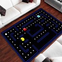Pac-Man animacinių filmų spausdinimo kilimas vaikai žaidžia kilimu svetainė miegamasis gražus kilimas, neslystantis durų kilimėlis fotografavimo rekvizitai 40x60cm