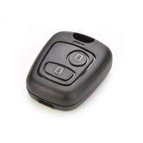 2 mygtukų nuotolinio valdymo pulto dėklas, skirtas Peugeot 106 107 206 207 307 406 juoda