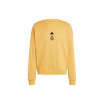 Adidas Real Madrid Lifestyle Sweatshirt Men Tops Yellow HY0631 L beige
