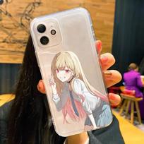 Marin Kitagawa telefono dėklas iPhone 14 13 12 11 Pro Max XS X XR SE 2020 6 7 8 Plus Mini apsauginis dėklas iphone 12mini