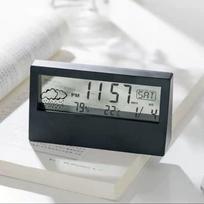 Termometras Termometras Higrometas Elektroninis žadintuvas Orų stoties temperatūros jutiklis viduje transparent -black