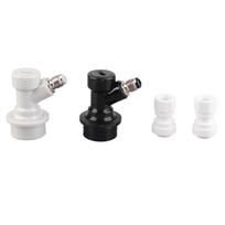 2 vnt. Namų alaus gamybos rutulinio fiksavimo statinės jungtis + 8 mm?1/4 colio FFL greito prijungimo?Fit Connector