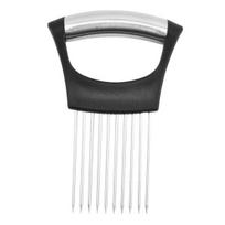 Onion Holder for Slicing Lemon Slicer Cutter Food Slicer Assistant Tool Multifunctional A black