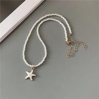Spring Summer Necklace for Women Girl Cute Romantic Starfish Short Neck Jewelry Party Wedding Necklace balta