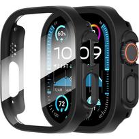 Grūdintas Stiklas Ekrano Apsauga Apple Watch Ultra 2 Ultra2 Apsauginis Dangtelis EkranoApsauga Priedai 49mm juoda