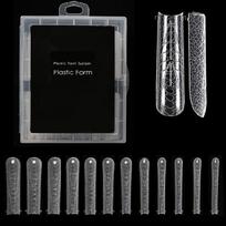 Easy to Apply Almond Nail Forms for Gel Nail Building Full Coverage Multi Size Extension for Professional Results