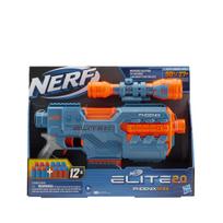 Nerf Elite 2.0 Phoenix CS-6 Elektrinis Blasteris su 12 Oficialių Strėlyčių, Strėlyčių Dėtuve, Nuimamu Taikikliu, Taktine Bėgeliu ir Stobelo/Buožės Priedais (E9961).