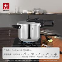 Zwilling EcoQuick II Pressure Cooker 6L