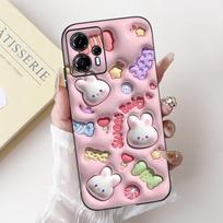 Skirta Motorola Moto G13 G23 dėklas Mielas panda ir ramunėlės dažytas dangtelis Minkšto silikono telefono dėklas Skirta Moto G23 G 13 MotoG13 MotoG23 Coque Moto G13 gray