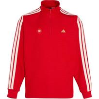 Adidas Half Zip Crew Sweatshirt Year Of The Horse Cny New Year Edition Soft Skin Friendly Loose Knit Top Men tops KW4757 L