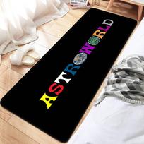 T-Travis S-Scott A-Astroworld Floor Carpet Kids Room Bedroom Decoration Balcony Anti-Slip Doormat Living Room Hotel Decor Mat 50x80cm