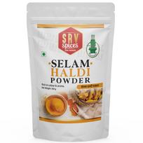 SRV SPICES Selam Turmeric Haldi Powder | Authentic Salem Haldi (Halad) | Sourced Directly from Single Farmers for Purity | Rich in Nutrients & Na