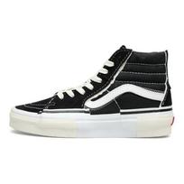 Vans Sk8-Hi Reconstruct Tear-Away High-Top Unisex Skate Shoes Black White VN0005UK6BT 35