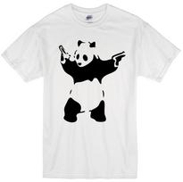 Banksy Space Panda Bear T Shirt Stars Dope Galaxy Soft Hype Fresh Street Art Top 2XL