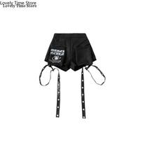 Merginų Hip Hop Blizgantis Trumpas Viršus Kelnės Vaikams K-pop Džiazo Šortai Šokio Culottes Drabužių Rinkiniai Vaikų Streetwear Merginų Grupės Kostiumas 110 black