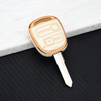 2 Buttons Shell Fob Holder For Toyota Yaris Carina 120 Corolla Avensis Land Cruiser Camry Rav4 Prado Remote Car Key Case Cover