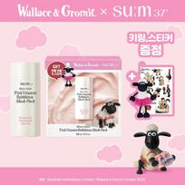 [WALLACE AND GROMIT EDITION] SUM37 Micro-Active Pink Vitamin Bubbletox Mask Pack 100ml