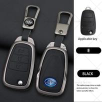 Car Key Case 3 Button Flip Keychain Remote Control Fobs Protector Cover Jacket For Faw Besturn X80