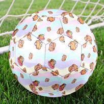 1PC Cute Bears Donuts Soccer Ball Size 5 Football Machine Sewn Indoor/Outdoor Universal Football W56 Size 5