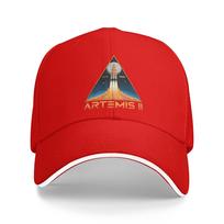 Artemis II Launch to The Moon Space Mission Sandwich Baseball Caps Fashion Polyester  Headwear Unisex Running Golf Gift Hats Adjustable