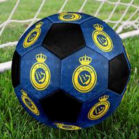 1pc Al-Nassr FC Soccer Ball Size 5 Indoor Soccer Ball Fashion Colorful Backyard Game - Great For Sports Fans Gift HE19
