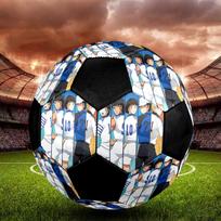Soccer Ball Colorful Machine Stitched PVC Size 5 Team Training Competition Ready Durable High-Bounce Cool Sports Gift
