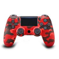 Wireless Controller for PS4, Bluetooth Gamepad with Dual Vibration, Ergonomic Design, Compatible with PC