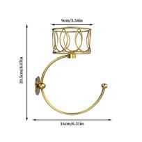 Vintage Wall Hooks With Candle Holder Heavy Duty Shower Towel Ring Heavy Duty Rustic Hook For Dormitory Bedroom Kitchen Shower auksas
