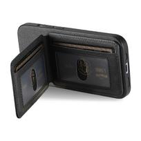 Compatible For Nothing Phone (4a) Case Cloth Texture Leather + PC + TPU Cover with RFID Card Holder juoda
