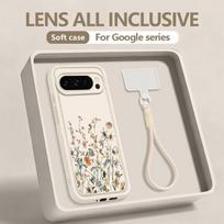 Little Flowers Pattern Phone Case For Google Pixel 10 9 8 7 Pro Pixel 9 10 Pro XL 7A 8A 9A Shockproof Soft Silicone Back Cover Google Pixel 7 Pro