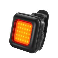 Dviračio šviesos dviračio LED priekinis galinis C tipo žibintas įkraunamas MTB plento dviračio paryškinimo lemputė 3 šviesos režimai Reguliuojamas dviračio žibintas Tangerine juoda
