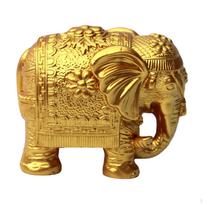 Elephant Statue Animal Figurine Collections Decoration Tabletop Figurines Resin Sculpture auksas