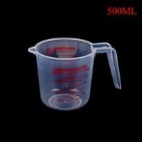 Plastikinis Skaidrus Matavimo Puodelis Matavimo Indas 250/500/1000Ml Skysčio Skalė Plastikinis 500ML