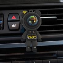 Automobilio oro išleidimo angos kvepalų segtukas, oro kondicionavimo oro išleidimo angos automobilio aromaterapijos segtukas juoda