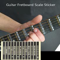 Gitaros grifo natų žemėlapio etiketės lipdukai grifui 6 stygų akustinei