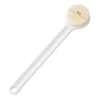 New Bath Brush Long Handle Exfoliating Scrub Skin Massager Exfoliation Bathroom Brush Back Body Bath Shower Cleaning Brushes white