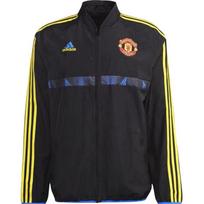 Adidas Manchester United Icon Comfortable Soft Versatile Simple Breathable Jacket Unisex Jacket Black GS2420 M black