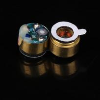 2 vnt. 6 mm ausinių atsarginis garsiakalbio blokas, gilaus boso ausinių garsiakalbiai, skirti „Bluetooth“ ausinėms, ausinių remonto dalys brown