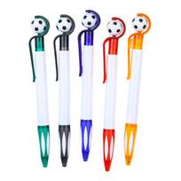 5 Pcs Soccer Rollerball Pens 0.5mm Black Ink Retractable Ballpoint Pens Football