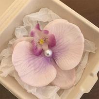 Orchidėjų plaukų segtukas moterims, dirbtinių gėlių plaukų segtukai, mielas vestuvių vakarėlio šoninis segtukas, plaukų aksesuarai, dovanos