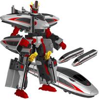 2 IN 1 Kinijos didelio greičio geležinkelio super traukinio roboto transformavimo žaislas deformuojamas traukinys veiksmo figūrėlė CHSR žaislas vaikams žaislai