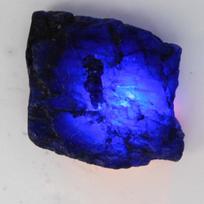 371.20 Ct Natural Blue Sapphire Uncut Rough Earth Mined CERTIFIED Loose Gemstone 48.8 mm approx. mėlyna