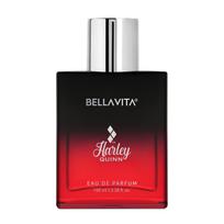 HARLEY QUINN | Long Lasting EDP 100ml Perfume for Woman | Red Fruits, Jasmine and Patchouli | Premium Fragrance for Women 100 ML black