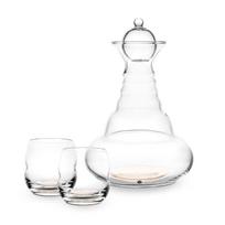 Prema Nature's Design Auksinis Aladino vandens serveris 1,3 l ir Mythos auksinė stiklinė (2-Paketas) ~Auksinė Gyvybės Gėlė~ Skaidri Didelė
