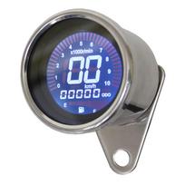 Universalus motociklo mechaninis spidometras, tachometras, integruotas 2,4 colio (60 mm), 160 km/h, LED