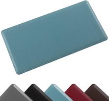 Anti-Fatigue stovėjimo kilimėlis, Virtuvės kilimėlis su PVC hidroizoliacija, Neslystantis virtuvės kilimas 44x70cm žalsvai mėlyna