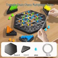One-Piece Triangle Chess Puzzle Toy: Parent-Child Interactive Game for Logical Thinking Training