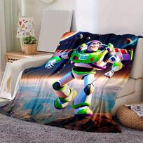 1pc,Toy Story Buzz Lightyear Space Adventure Throw Blanket Home Decor, Gift, Flannel Throw, Bedroom, Living Room, Travel 80cmx120cm