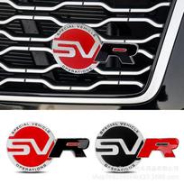 Compatible with Range Rover Sport SVR Jaguar Emblems and Stickers Matte SVR Car Sticker (Small) Red + Black